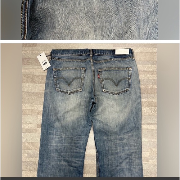 NWT RE/DONE LEVIS jeans 32 light wash - Picture 4 of 6